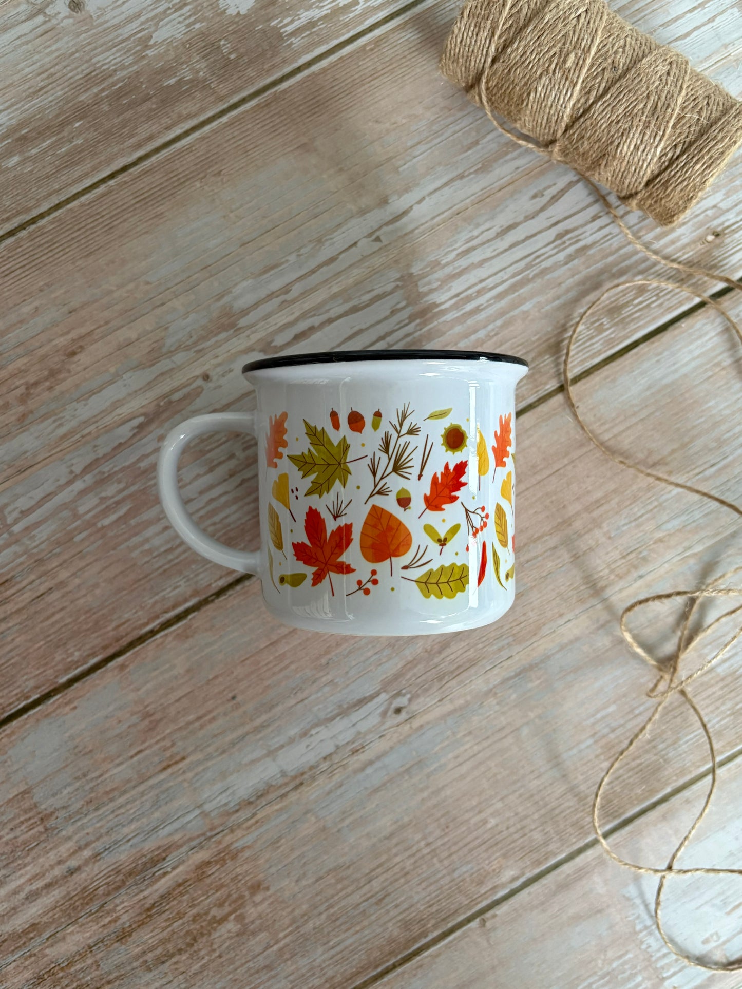 Autumn Ceramic Camping Mug