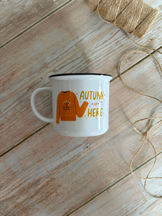 Autumn is here Ceramic Camping Mug