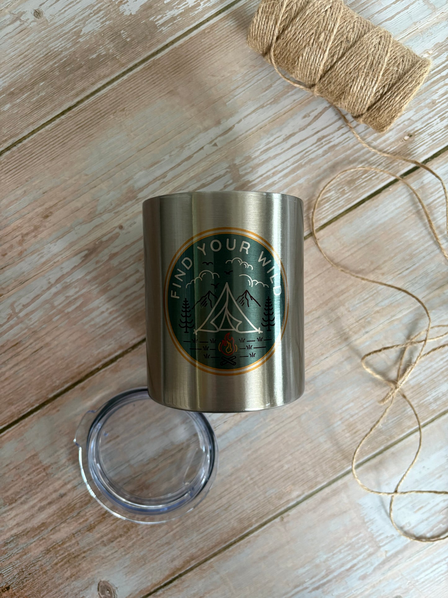 Find your wild Steel Travel Tumbler