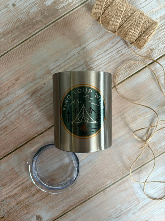 Find your wild Steel Travel Tumbler