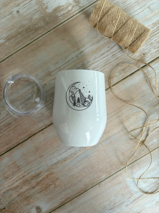 Mountains Wine Tumbler