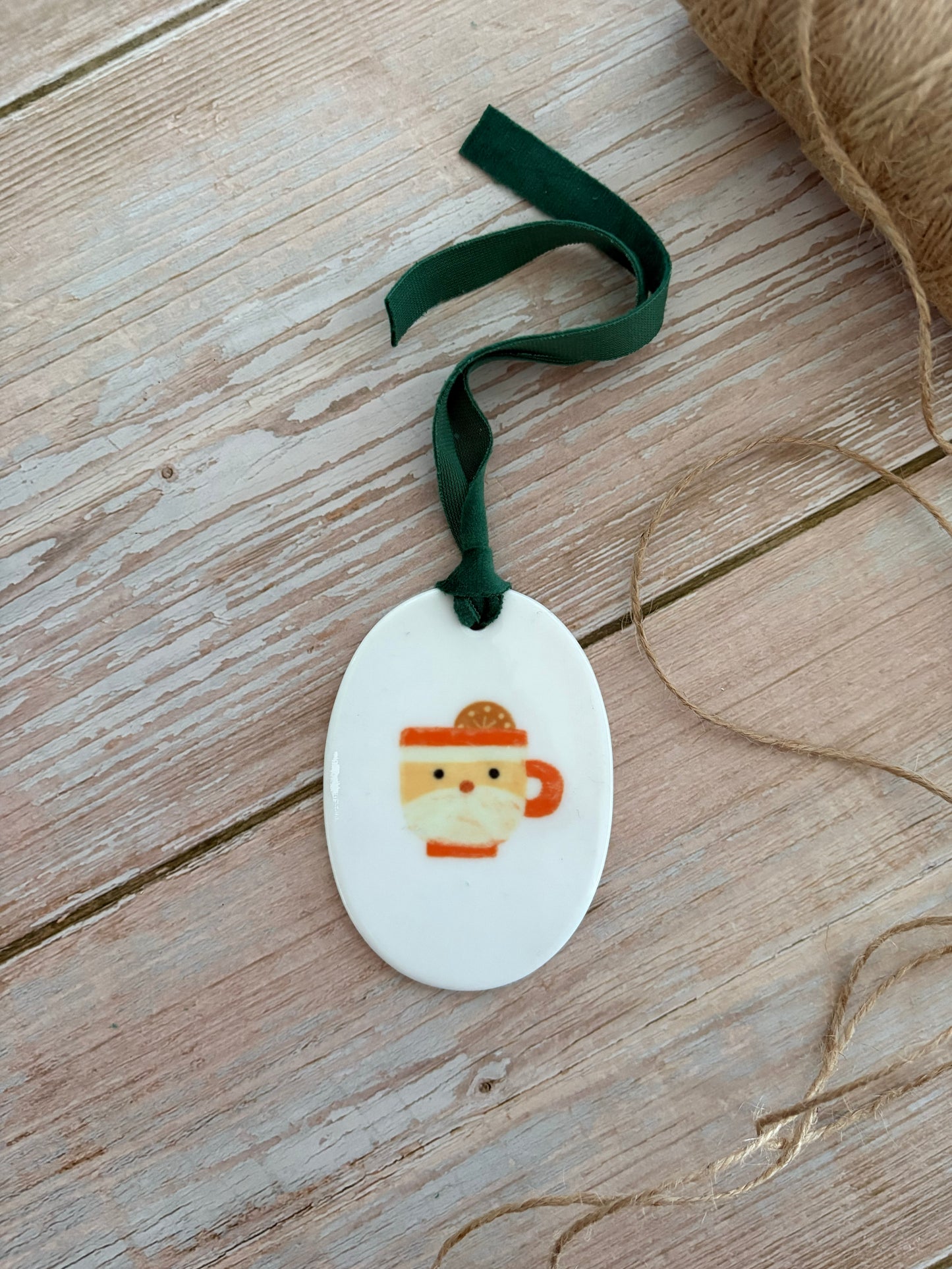 Christmas hot chocolate Ceramic Ornament
