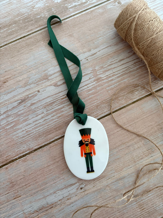 Toy soldier Ceramic Ornament