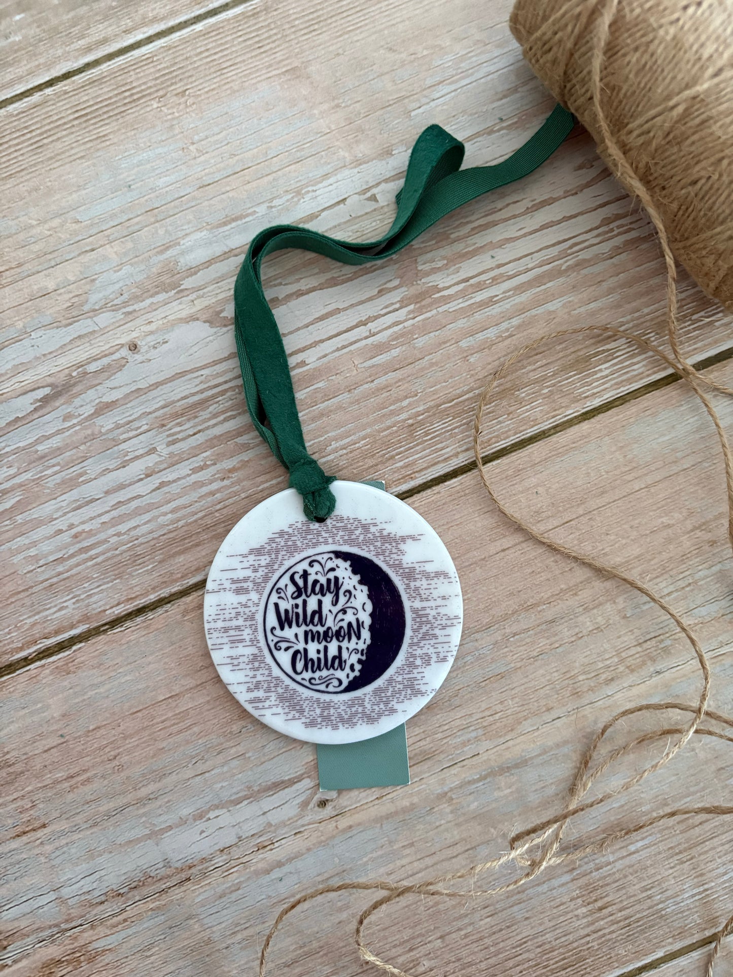 Stay Wild Moon Child Ceramic Ornament