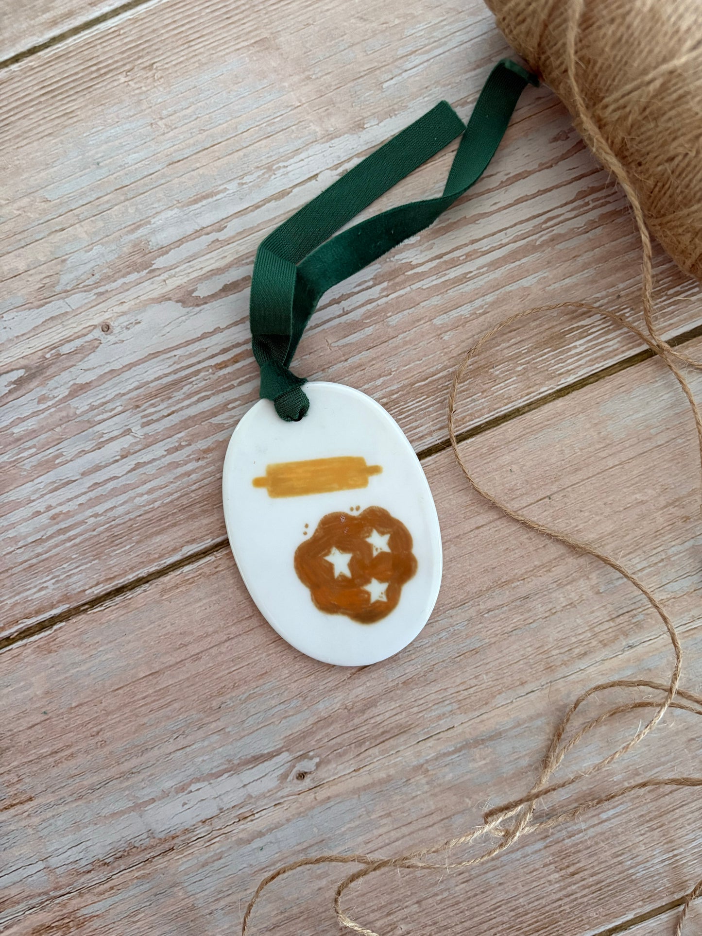 Christmas Baking Ceramic Ornament