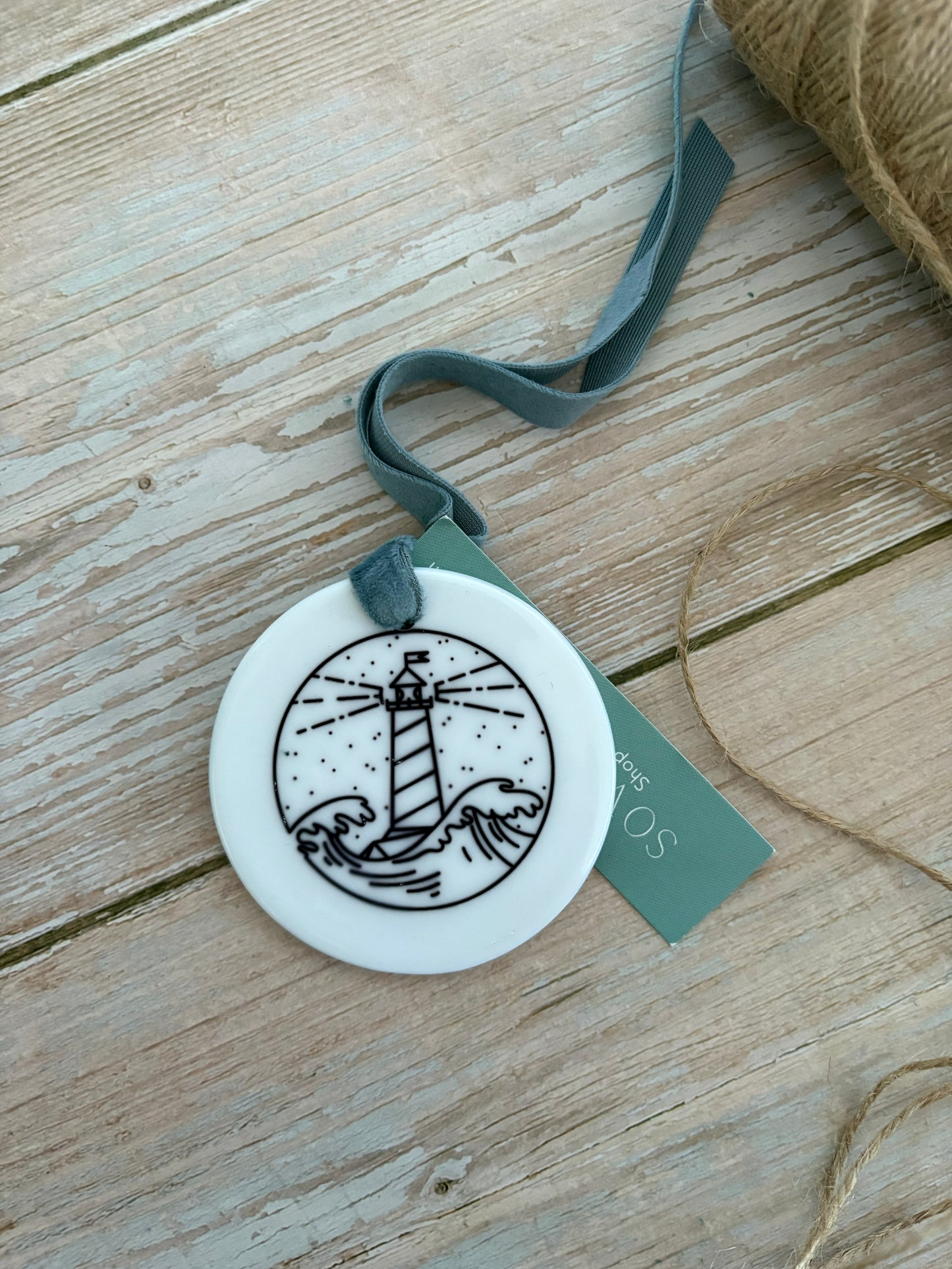 Lighthouse Ceramic Ornament