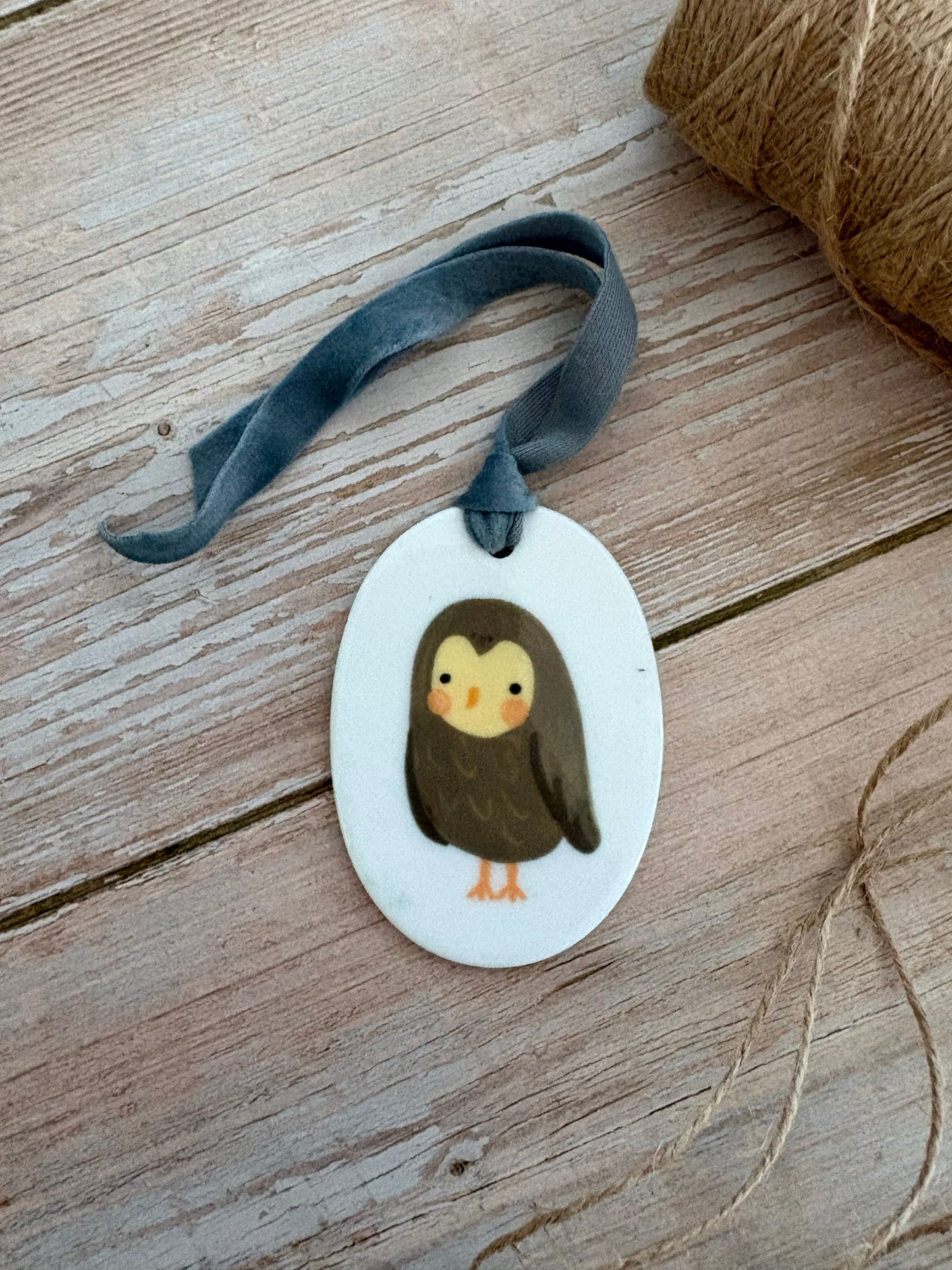 Owl Ceramic Ornament