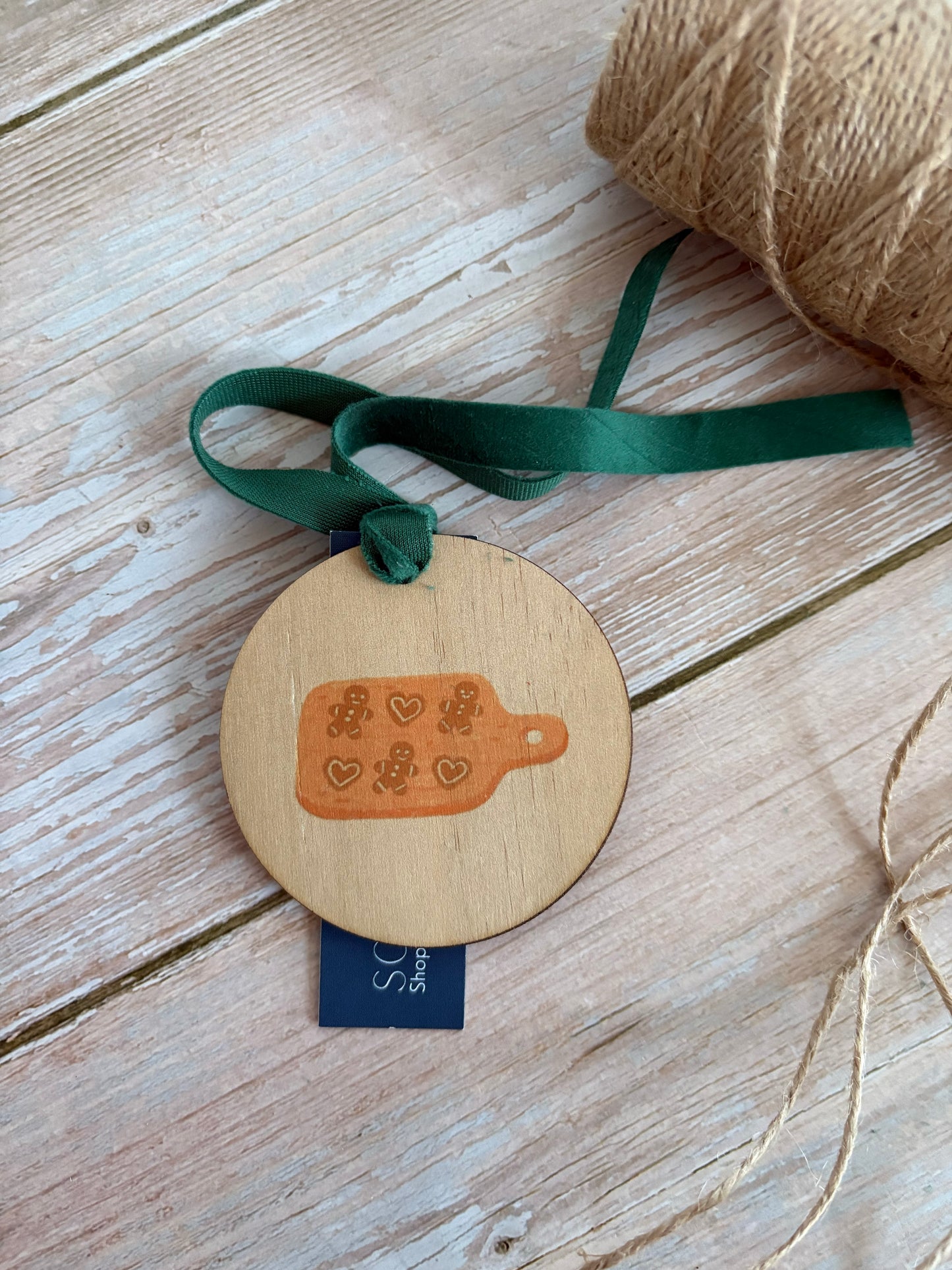 Christmas Baking Wooden Ornament