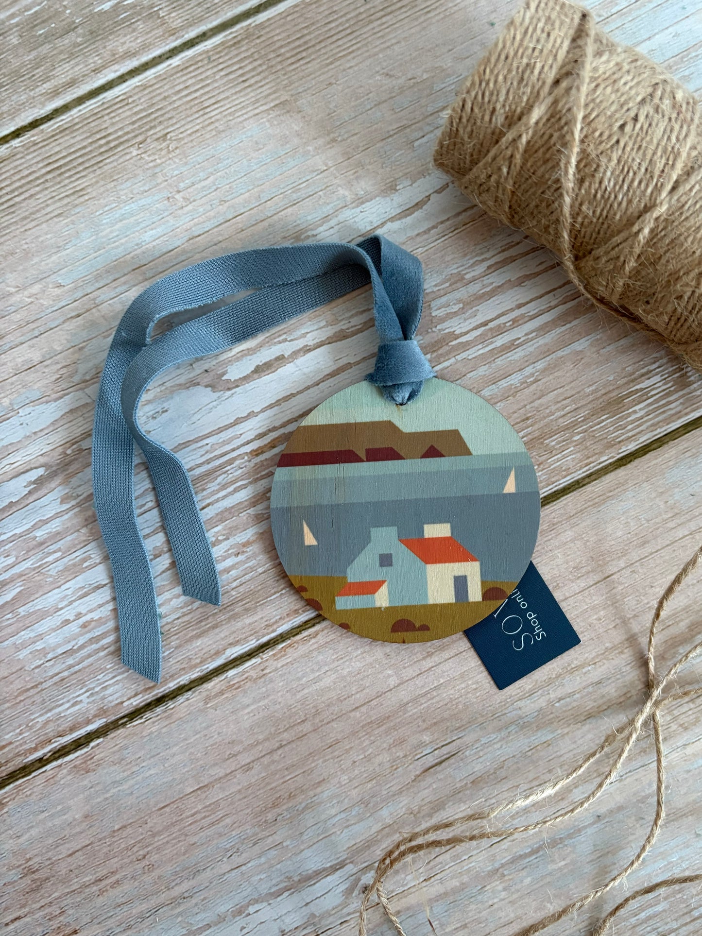 Highlands & Islands Wooden Ornament
