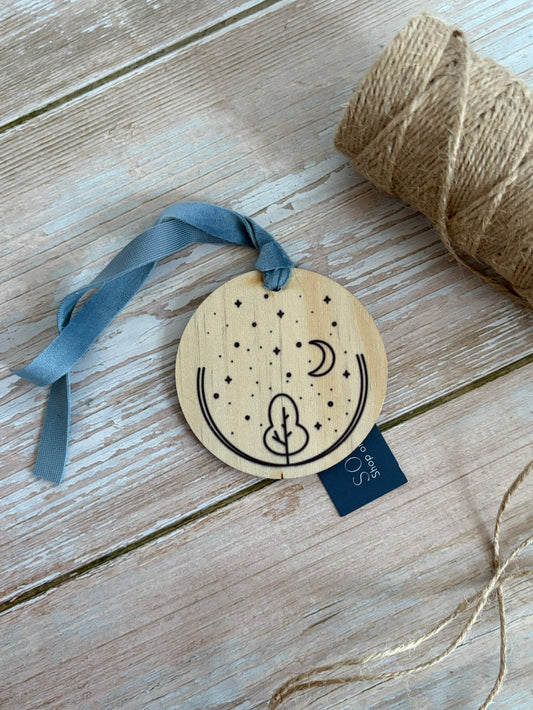 Sycamore Gap Wooden Ornament