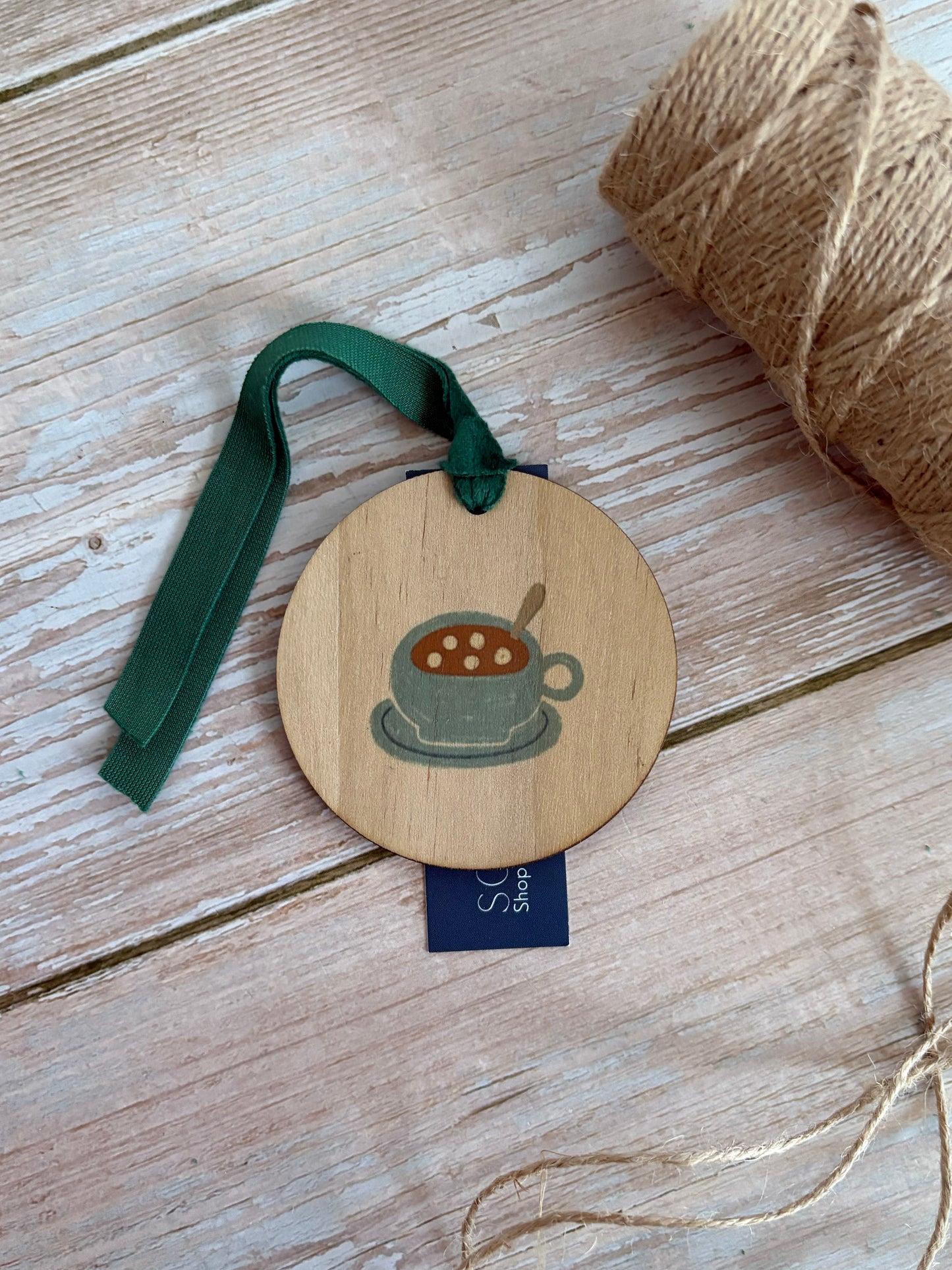 A good cuppa Wooden Ornament