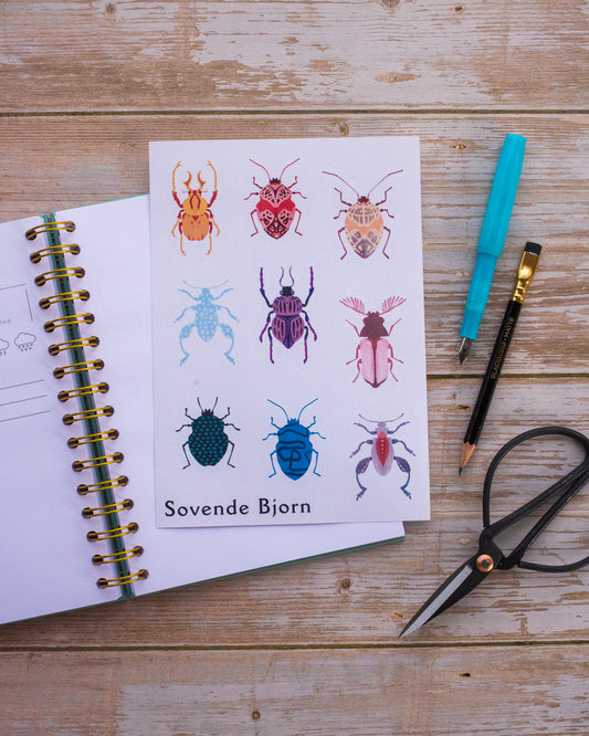 I Love Bugs Sticker Sheet