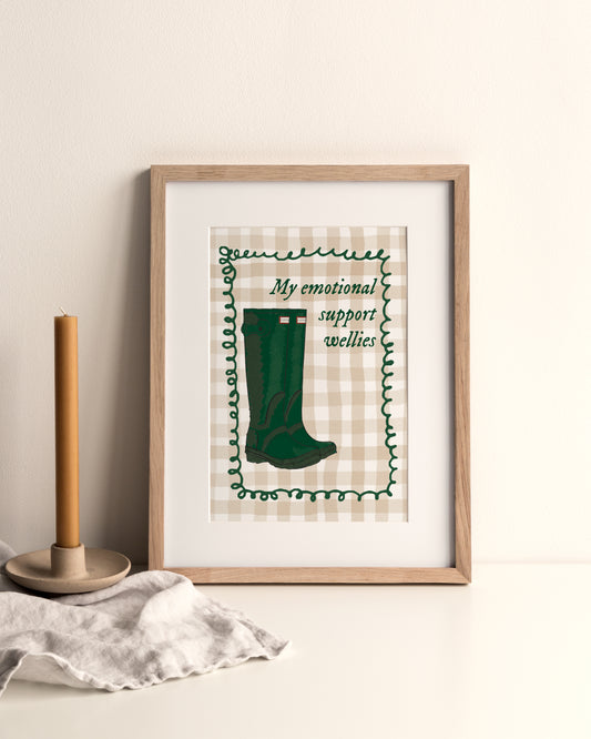 My emotional support wellies