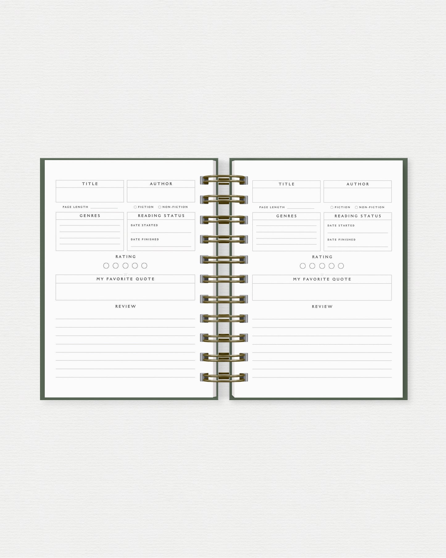 Wellies & Cocktails, Hardback Reading Journal