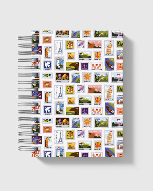 Passport Stamps Notebook