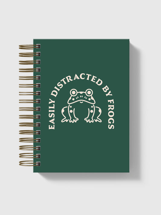 Easily distracted by frogs Notebook