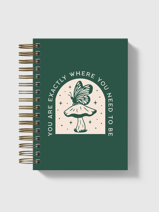 You are exactly where you need to be Notebook