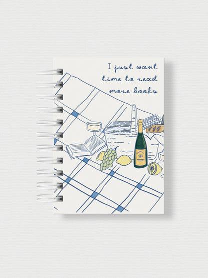 I Just Want More Time To Read Books, Hardback Reading Journal