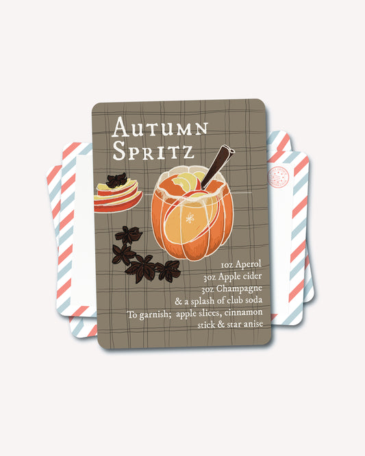 Autumn Spritz Postcard