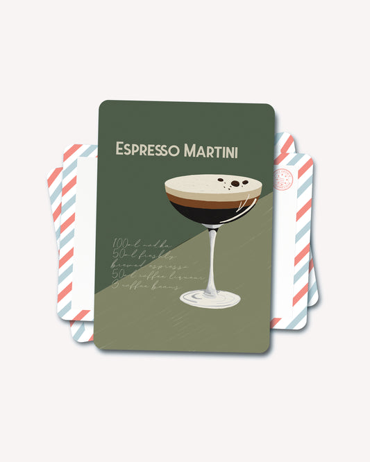 Espresso Martini Postcard
