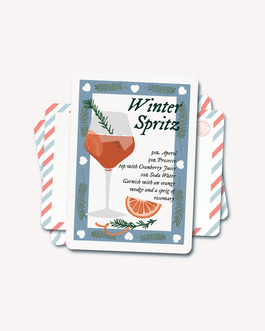 Winter Spritz Postcard