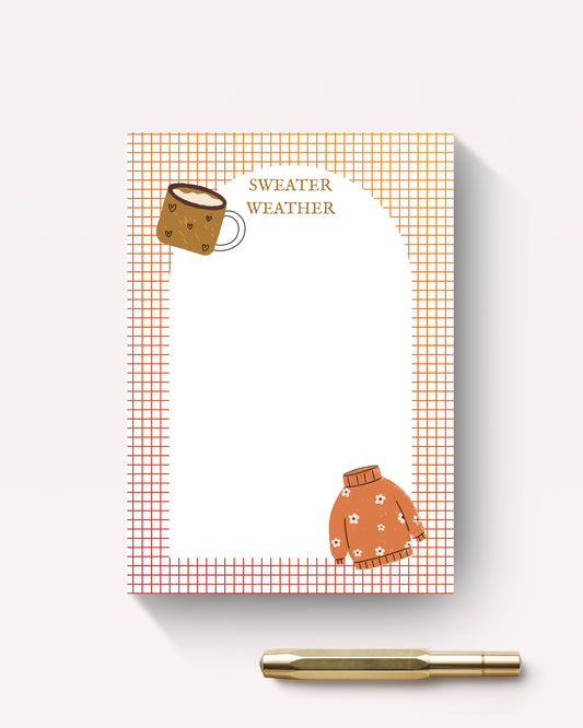 Sweater Weather A5 Jotter Pad