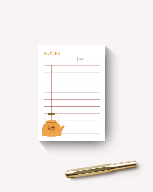 Notes A6 Jotter Pad