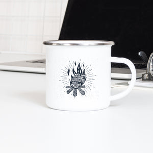 Collect Moments Not Things - Enamel Mug - Sovende Bjorn