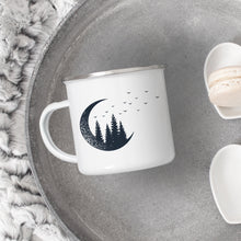 Load image into Gallery viewer, Forest Moon - Enamel Mug - Sovende Bjorn