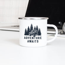 Load image into Gallery viewer, Adventure Awaits - Enamel Mug