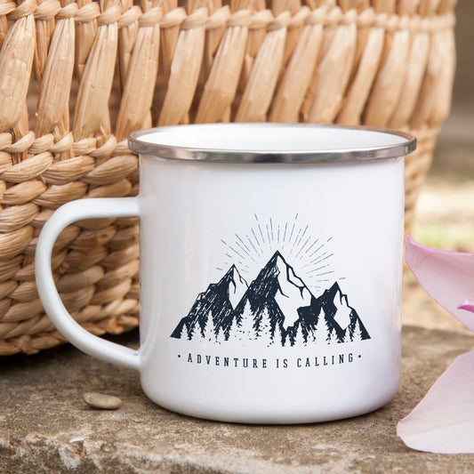 Adventure is Calling - Enamel Mug