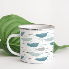 Load image into Gallery viewer, Narwhal Love - Enamel Mug