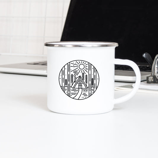 Cabin - Enamel Mug