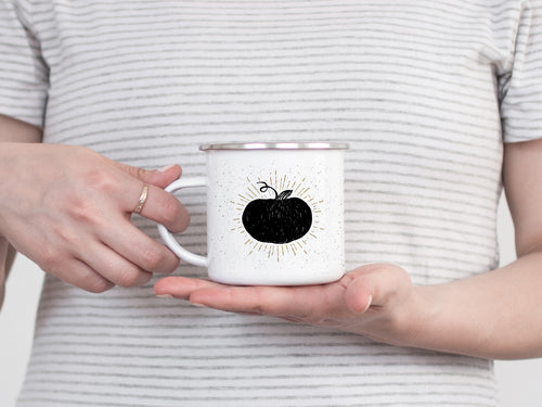 Pumpkin - Enamel Mug