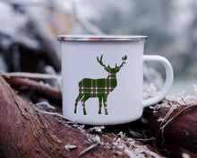 Load image into Gallery viewer, Deer Stag Enamel Camping Mug