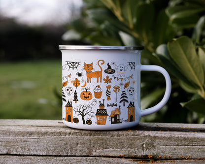 Halloween - Enamel Mug