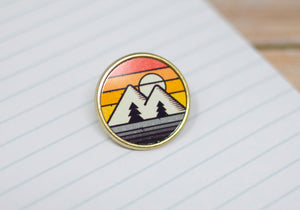 Mountains -  Pin Badge