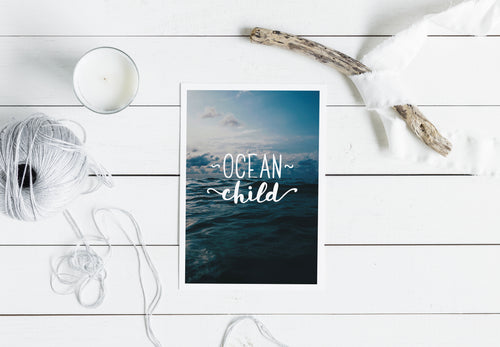Ocean Child A5 Print