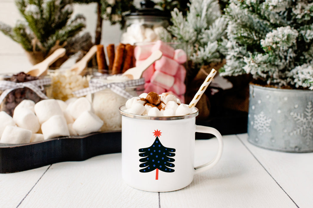 From the Toy Box - Christmas Enamel Mug