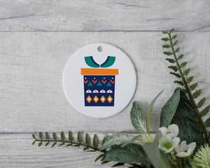 From the Toy Box Ceramic Ornament