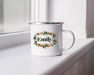 Personalised Orange Blossom Mug