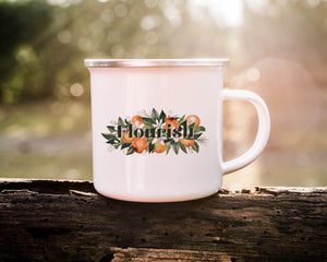 Flourish - Enamel Mug