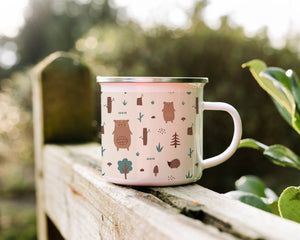 Bears in the woods - Enamel Mug