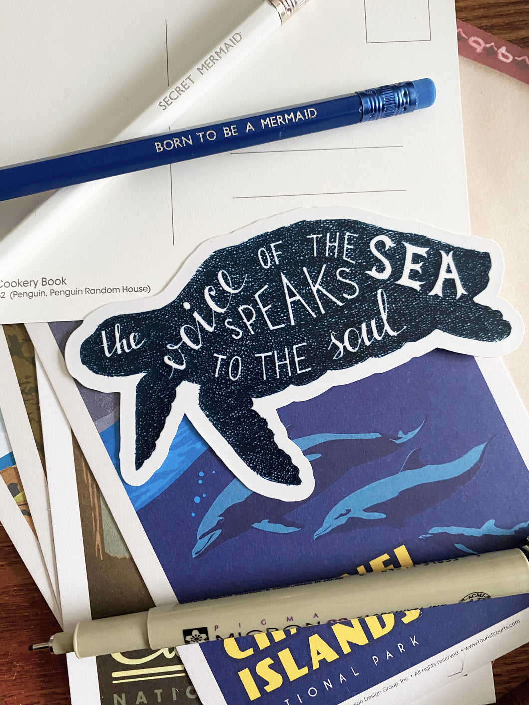 The Voice Of The Sea Speaks To The Soul Sticker