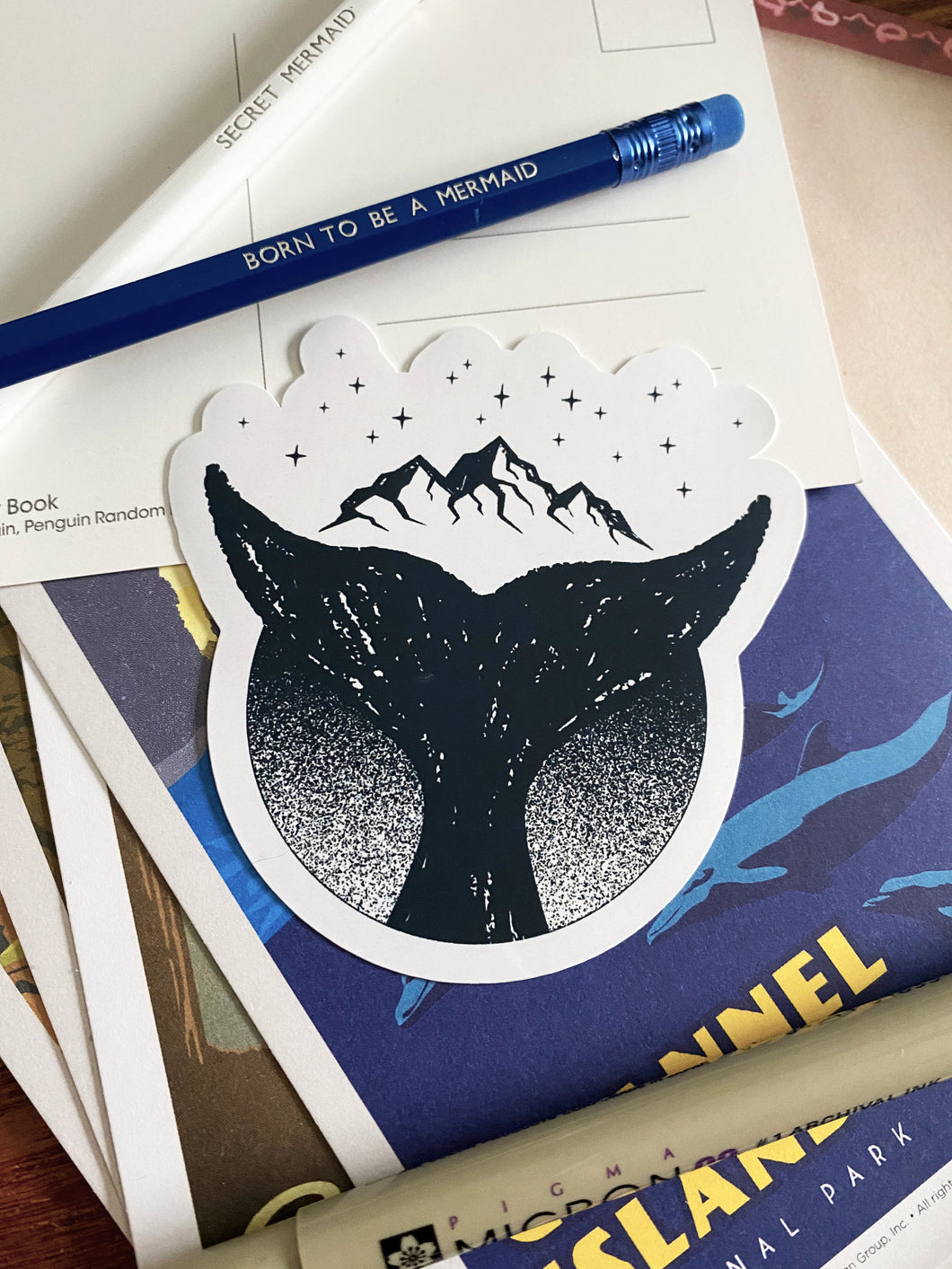 Whale Sticker