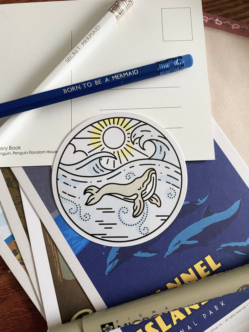 Whale Sticker