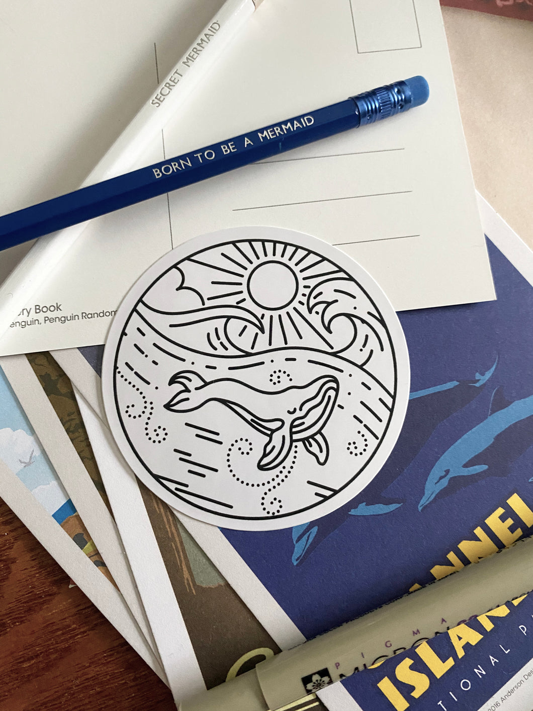 Whale Sticker