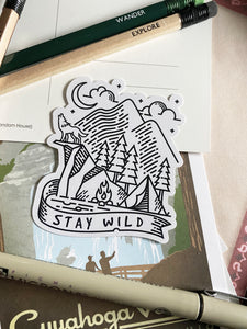 Stay Wild Sticker